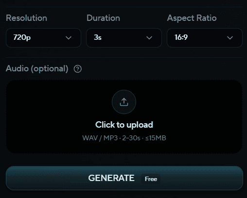 Set parameters