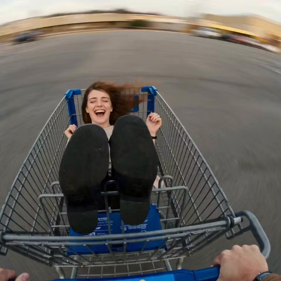 Shopping Cart POV Ride — Wan 3.0 AI video example on WanMax